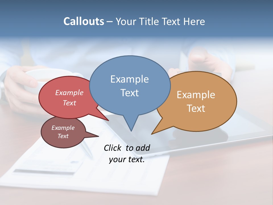 Touch Screen Desktop Media PowerPoint Template