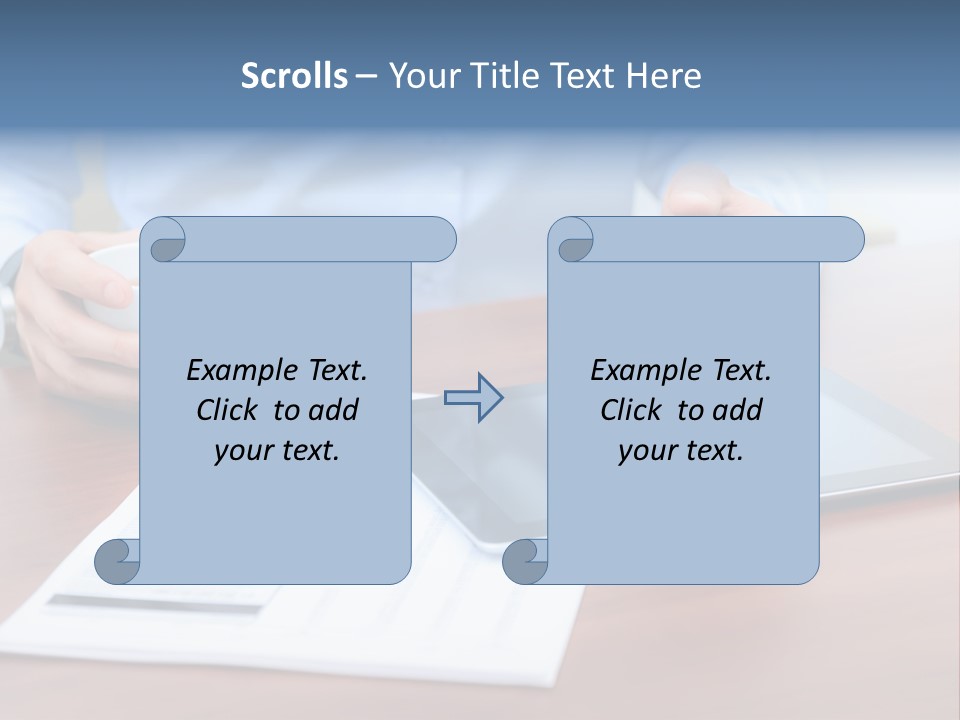 Touch Screen Desktop Media PowerPoint Template