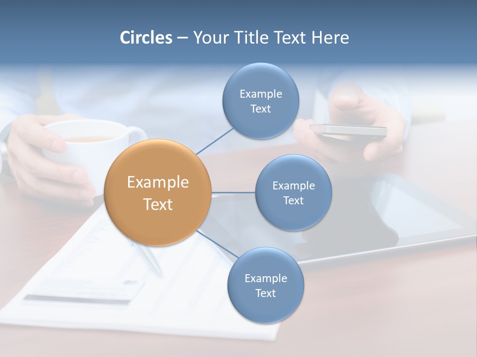 Touch Screen Desktop Media PowerPoint Template