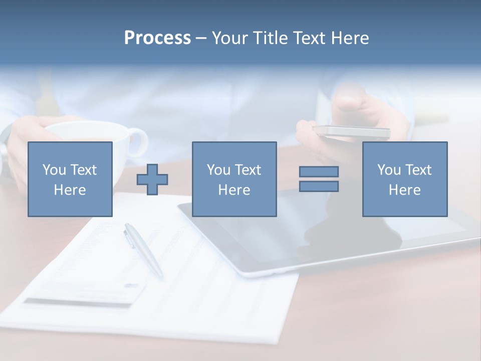 Touch Screen Desktop Media PowerPoint Template