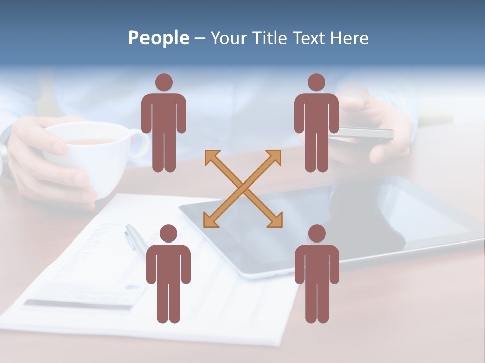 Touch Screen Desktop Media PowerPoint Template