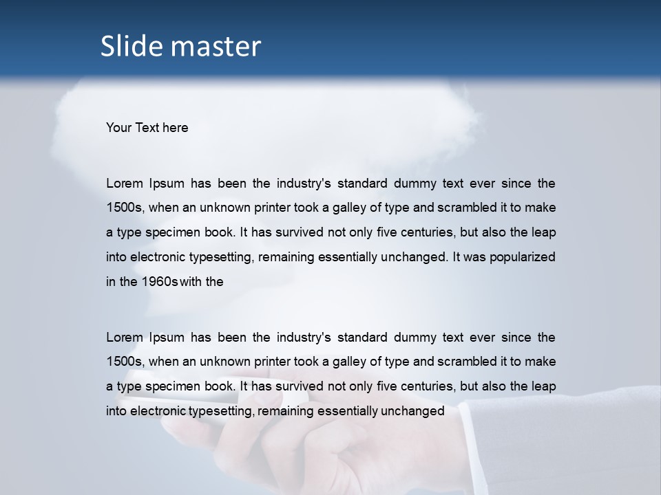 Computer Media Connection PowerPoint Template