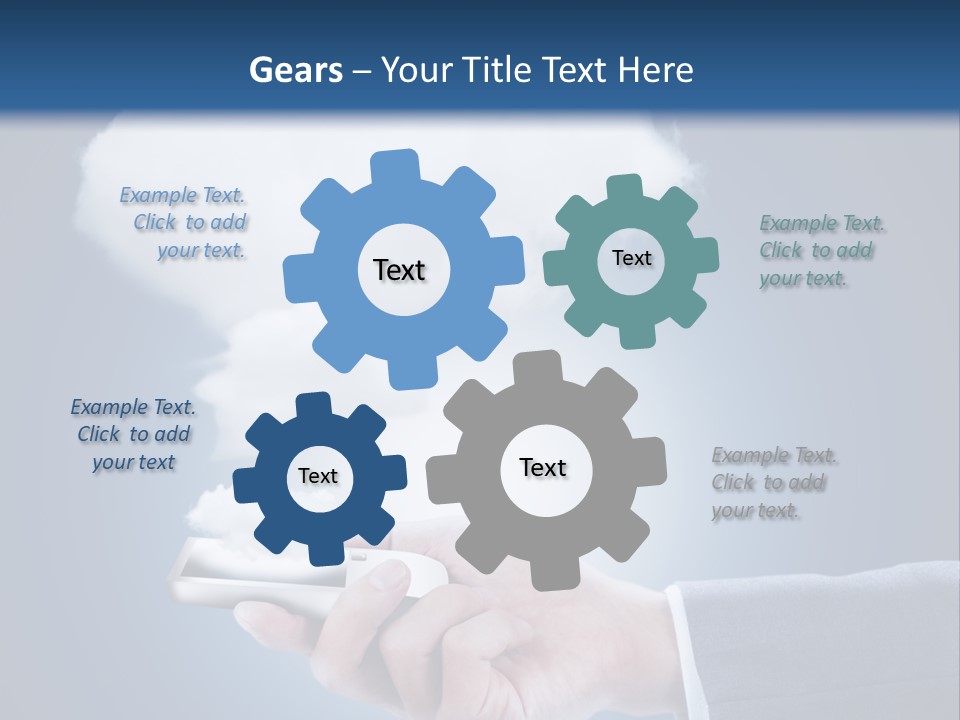 Computer Media Connection PowerPoint Template