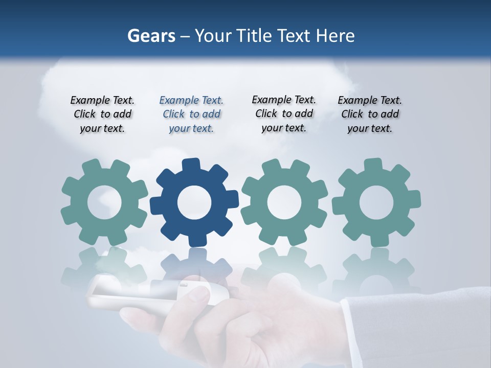 Computer Media Connection PowerPoint Template