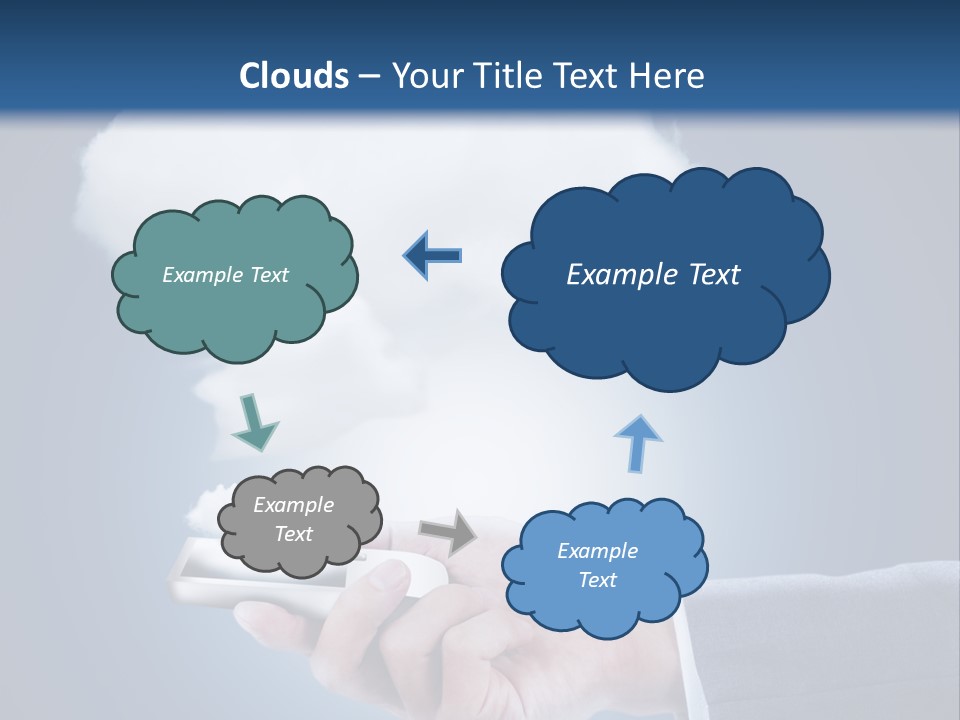 Computer Media Connection PowerPoint Template