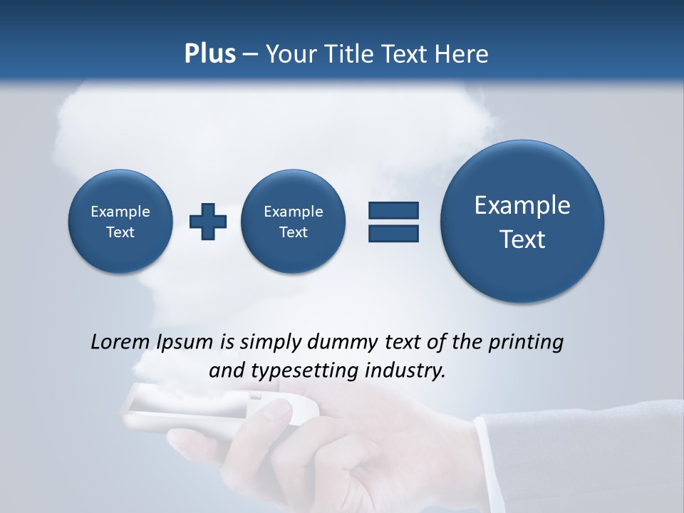 Computer Media Connection PowerPoint Template