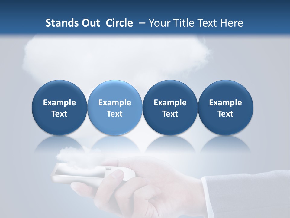 Computer Media Connection PowerPoint Template