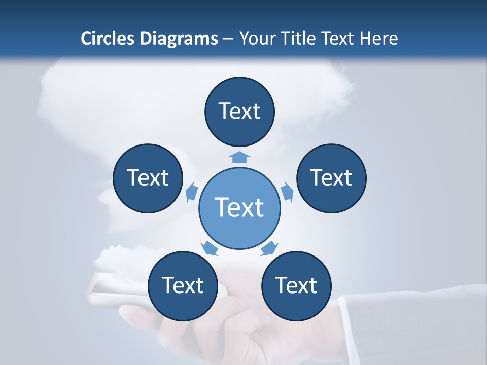 Computer Media Connection PowerPoint Template