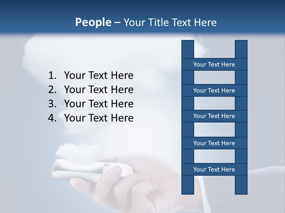 Computer Media Connection PowerPoint Template