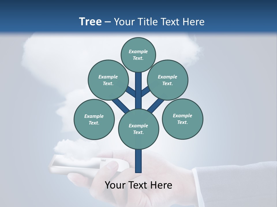 Computer Media Connection PowerPoint Template