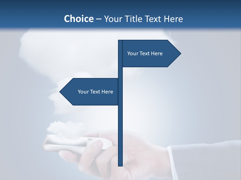 Computer Media Connection PowerPoint Template