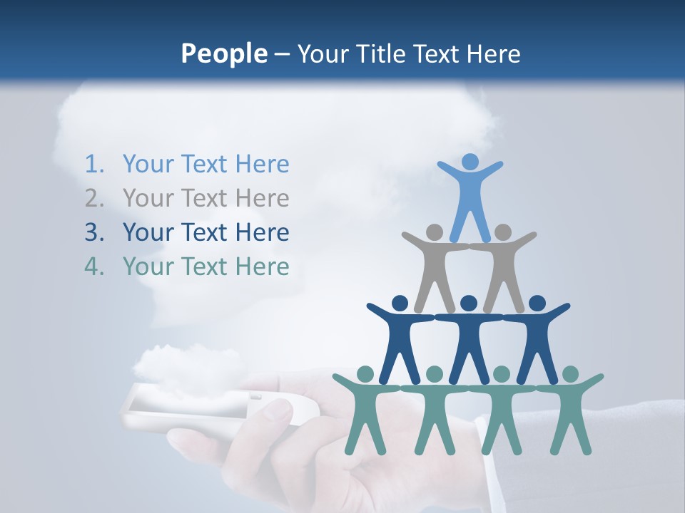 Computer Media Connection PowerPoint Template