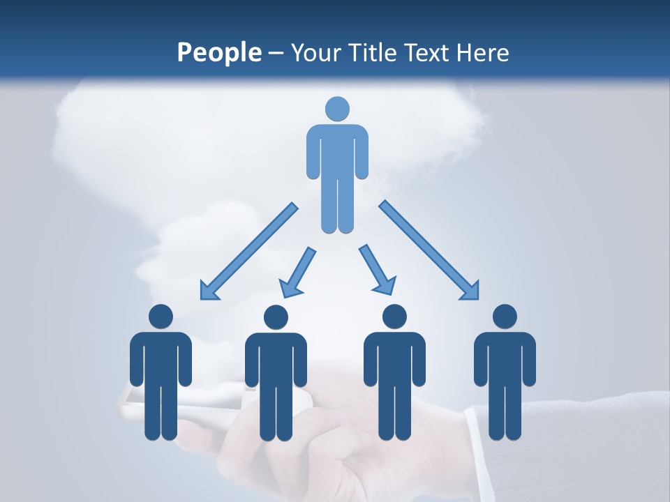 Computer Media Connection PowerPoint Template