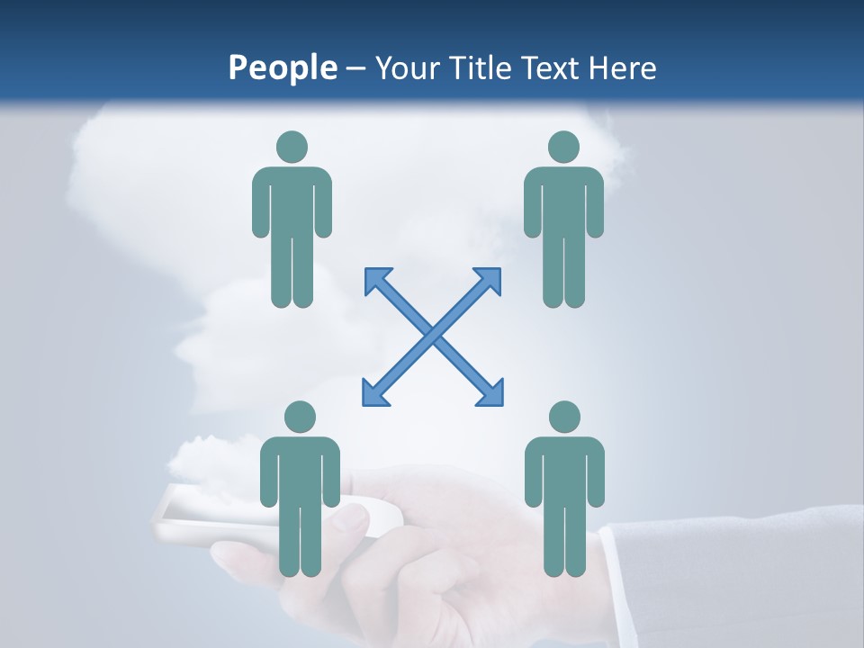 Computer Media Connection PowerPoint Template