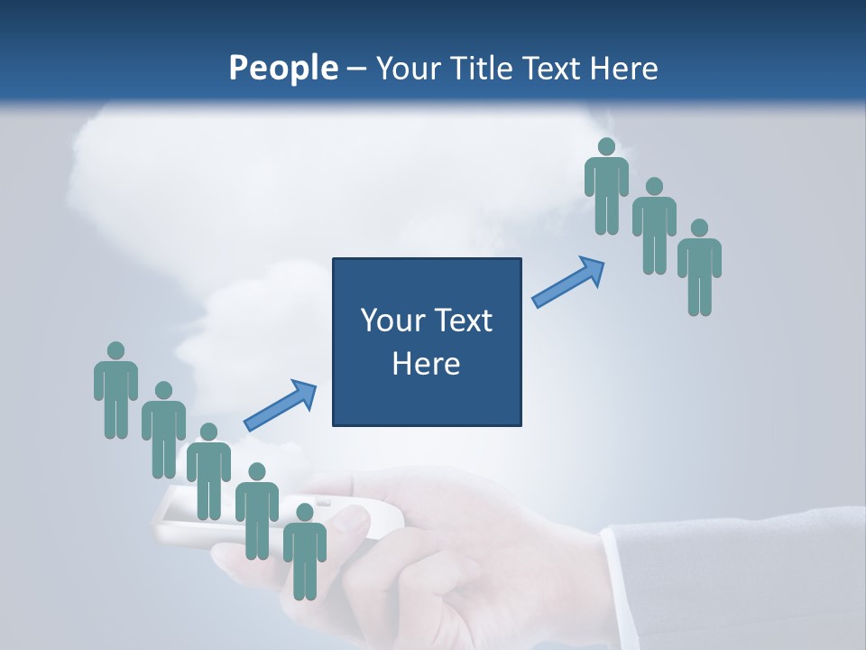 Computer Media Connection PowerPoint Template