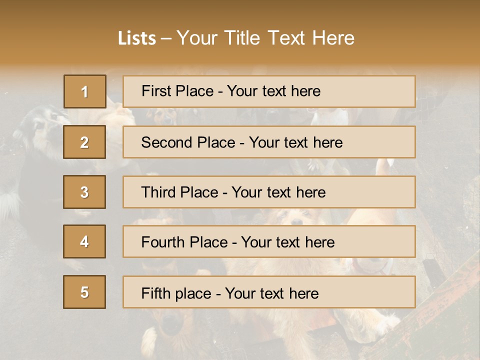 Hungry Hound Eyes PowerPoint Template