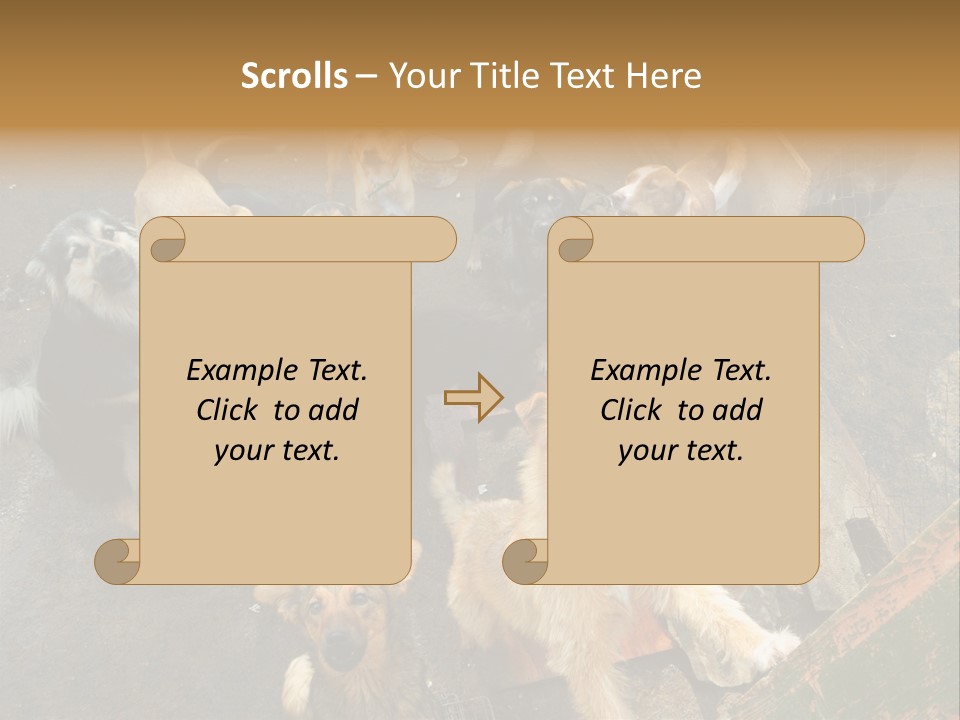 Hungry Hound Eyes PowerPoint Template