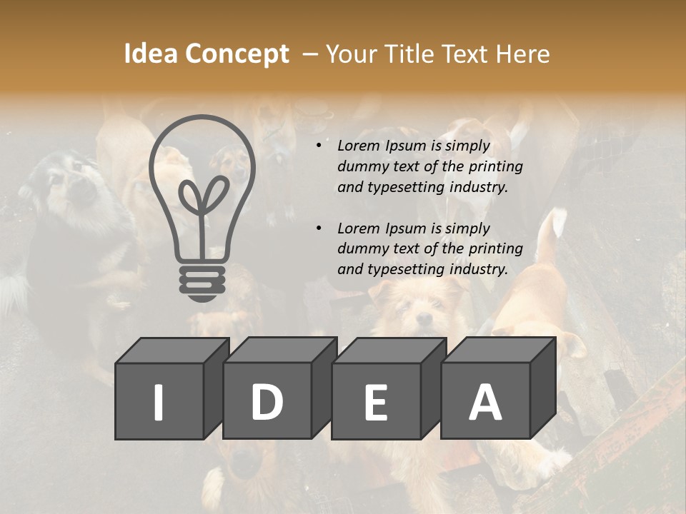 Hungry Hound Eyes PowerPoint Template