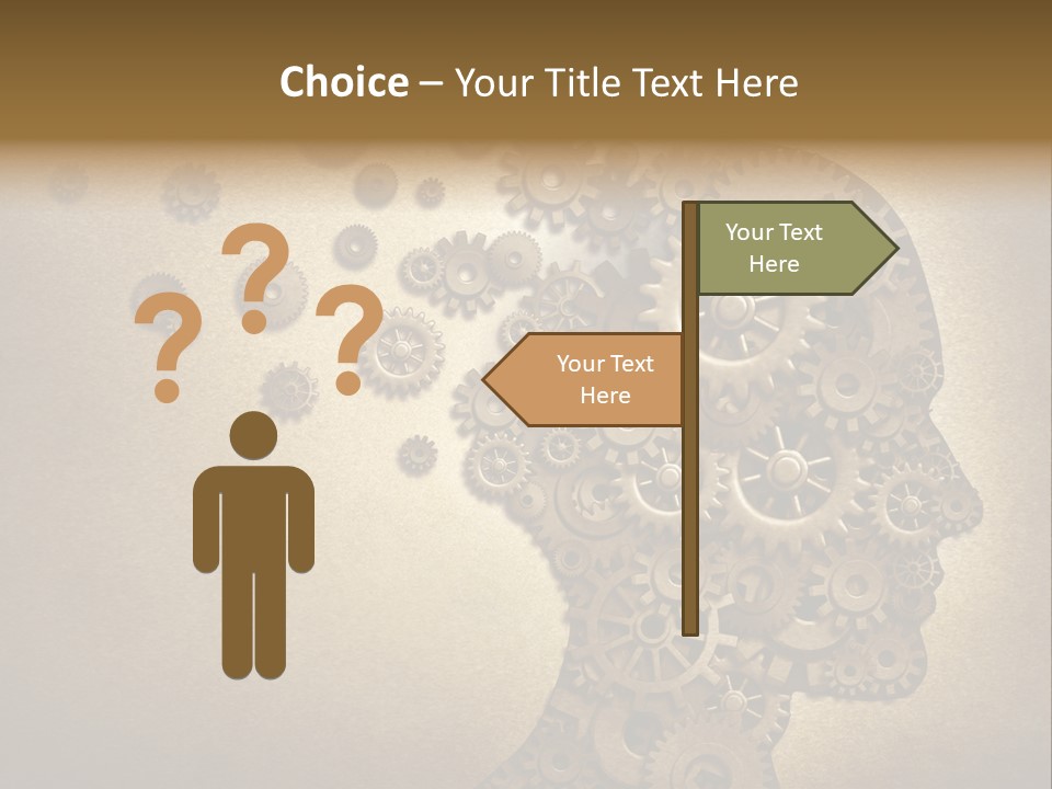 Distraught Alzheimer's Disease Expertise PowerPoint Template