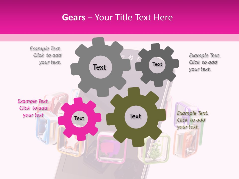 Application Glossy Best PowerPoint Template