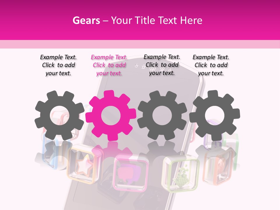 Application Glossy Best PowerPoint Template