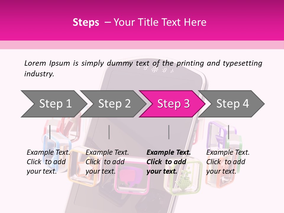 Application Glossy Best PowerPoint Template