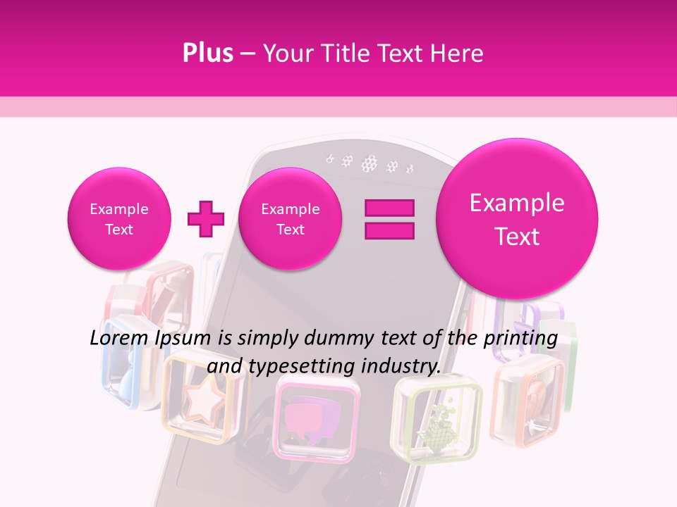 Application Glossy Best PowerPoint Template