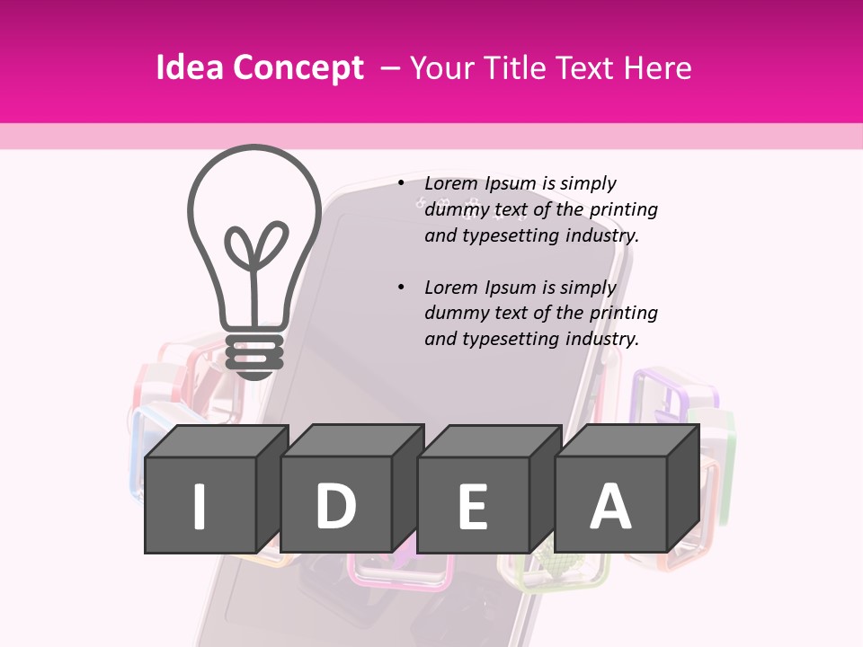 Application Glossy Best PowerPoint Template