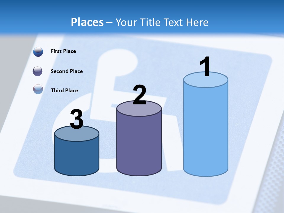 Silhouette Person Handicapped PowerPoint Template