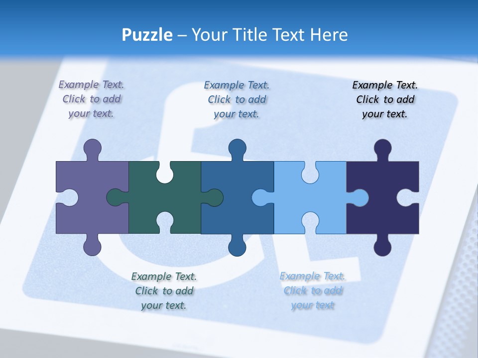 Silhouette Person Handicapped PowerPoint Template