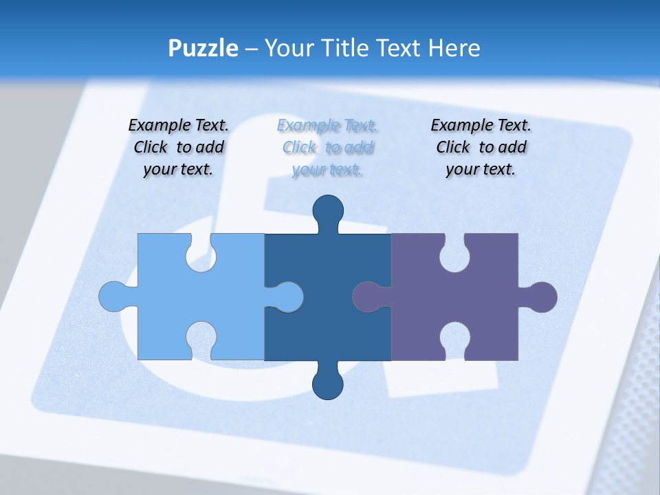 Silhouette Person Handicapped PowerPoint Template