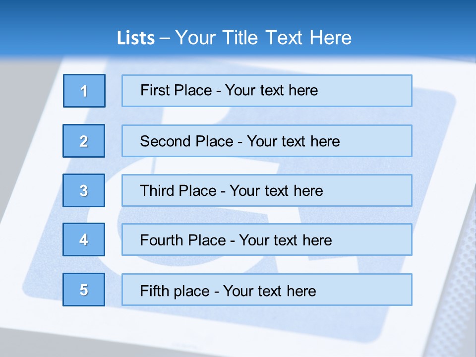 Silhouette Person Handicapped PowerPoint Template