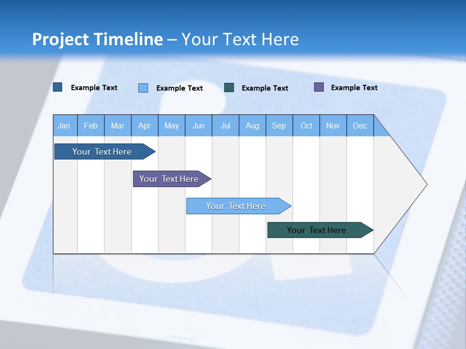 Silhouette Person Handicapped PowerPoint Template