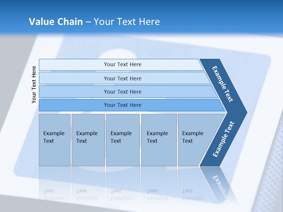 Silhouette Person Handicapped PowerPoint Template