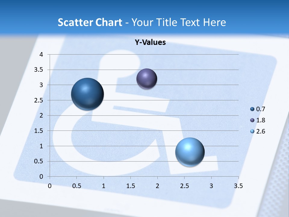 Silhouette Person Handicapped PowerPoint Template