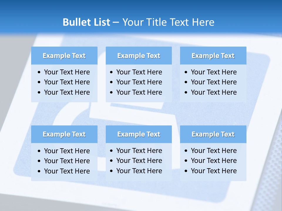 Silhouette Person Handicapped PowerPoint Template