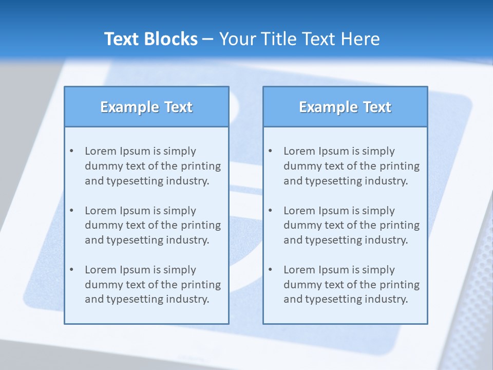 Silhouette Person Handicapped PowerPoint Template