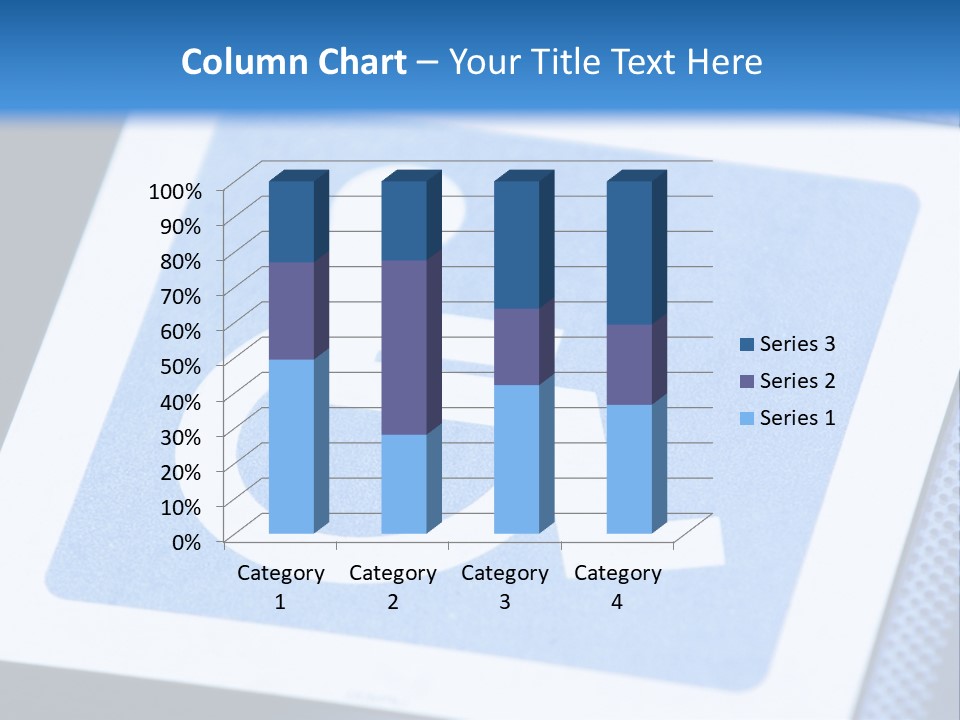 Silhouette Person Handicapped PowerPoint Template