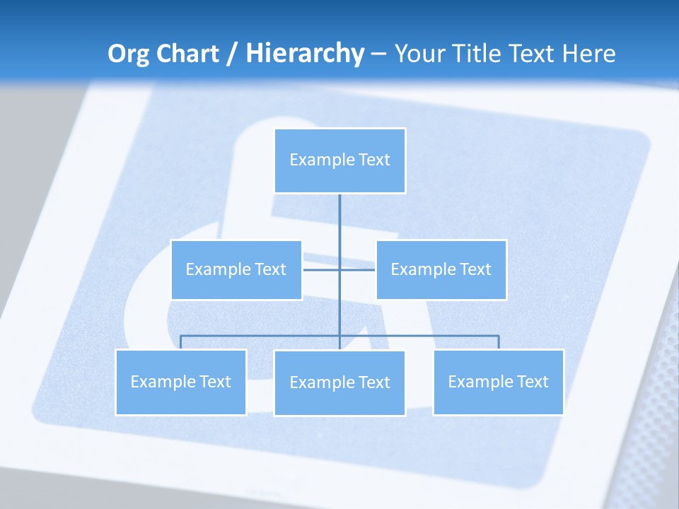 Silhouette Person Handicapped PowerPoint Template