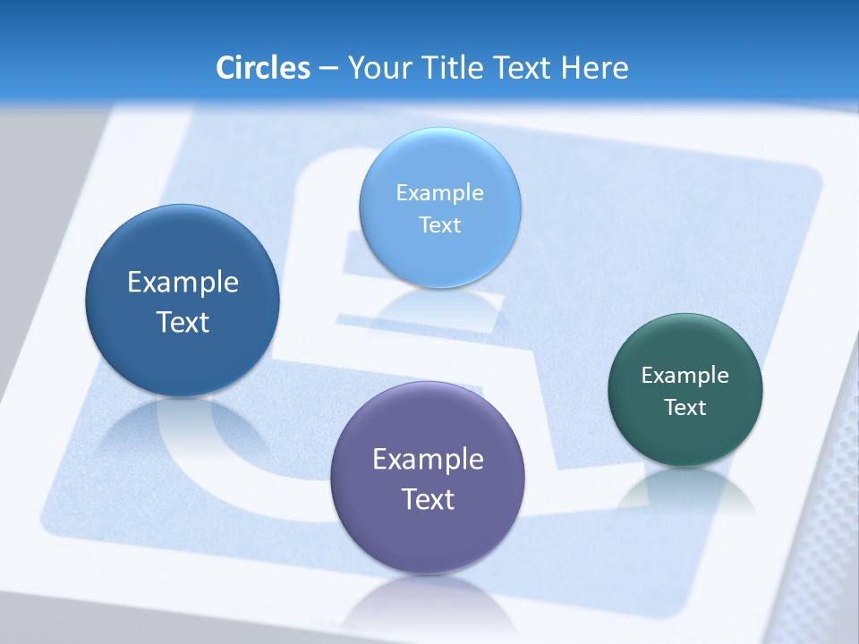 Silhouette Person Handicapped PowerPoint Template