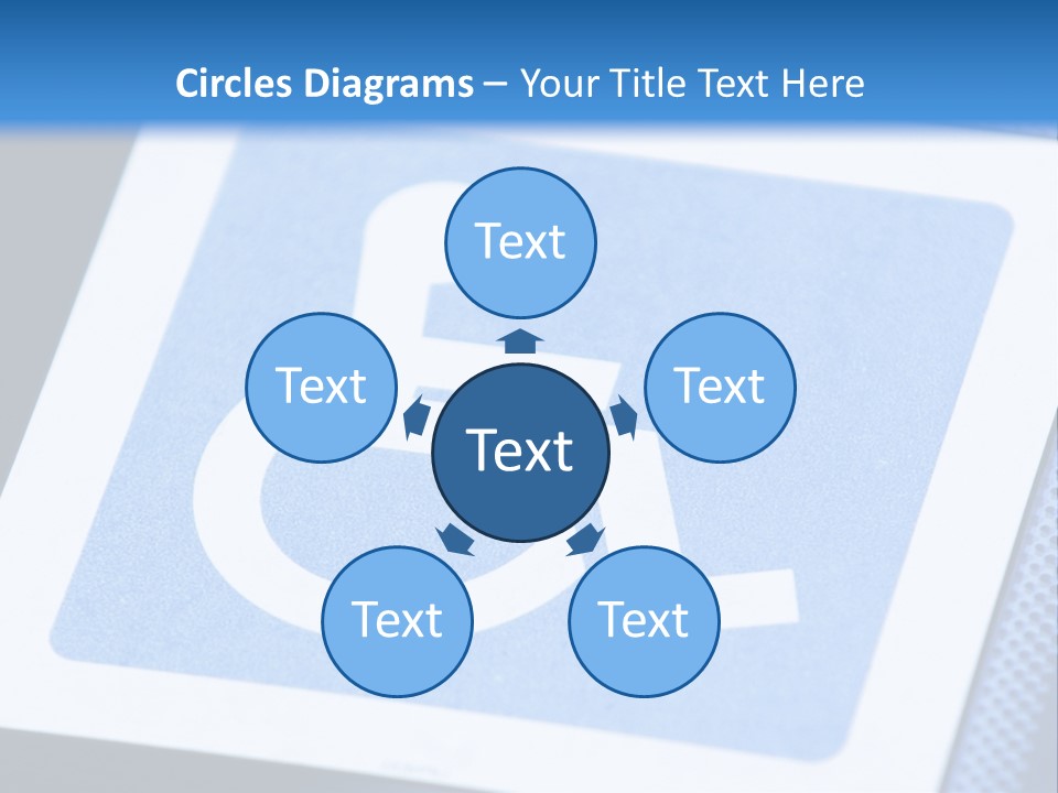 Silhouette Person Handicapped PowerPoint Template
