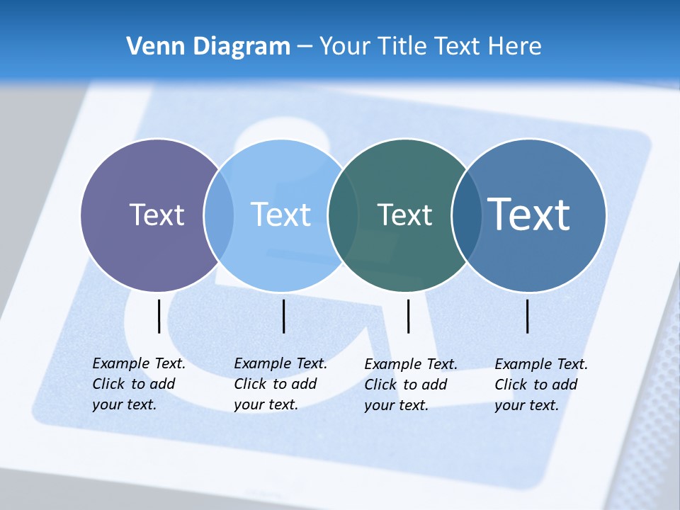 Silhouette Person Handicapped PowerPoint Template