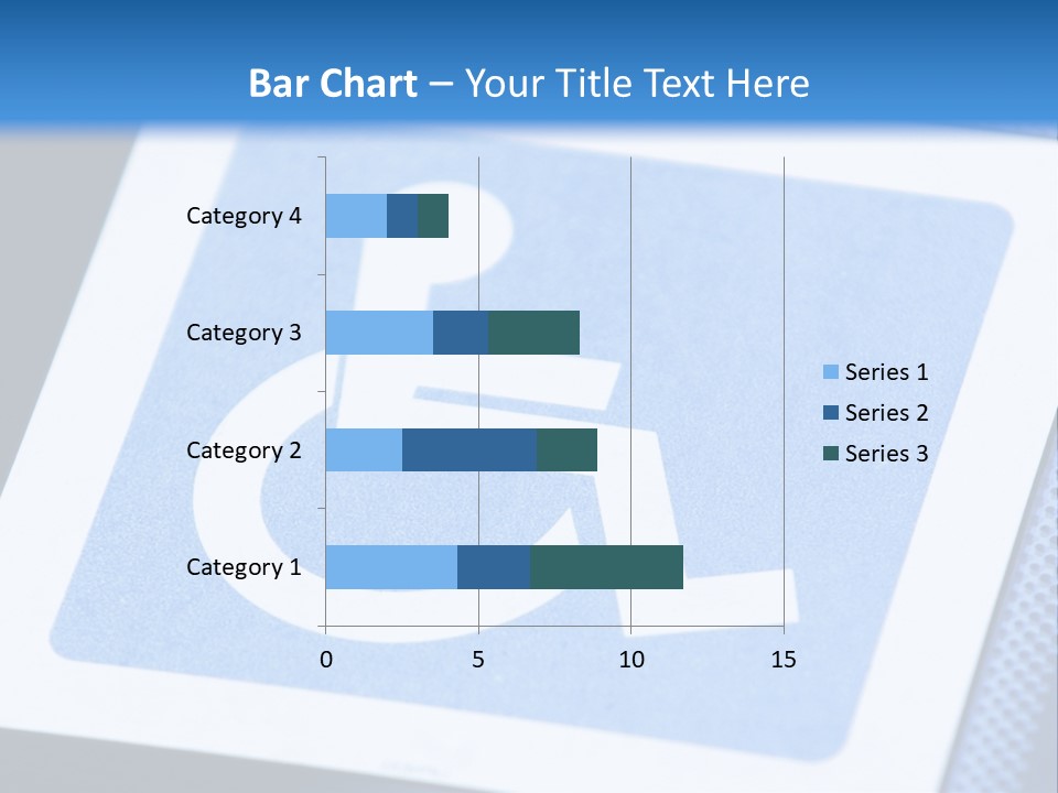 Silhouette Person Handicapped PowerPoint Template