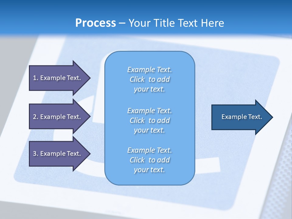 Silhouette Person Handicapped PowerPoint Template