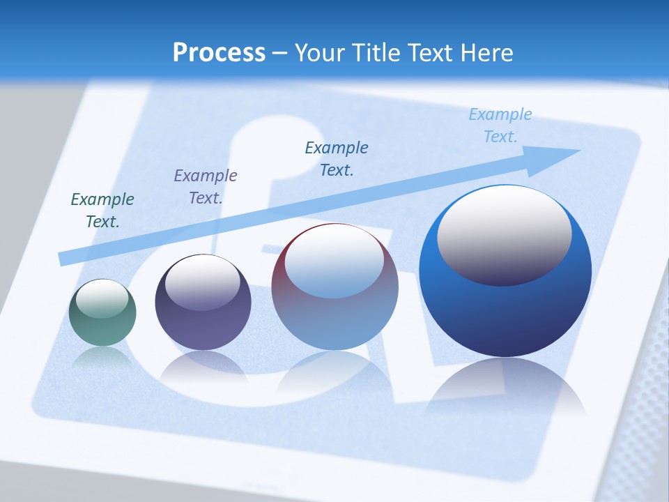 Silhouette Person Handicapped PowerPoint Template