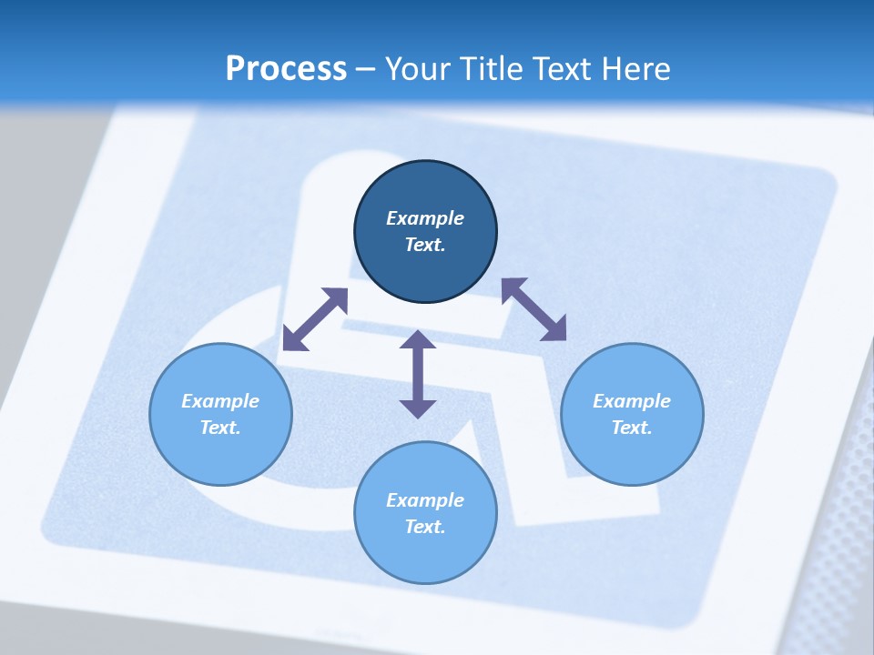 Silhouette Person Handicapped PowerPoint Template