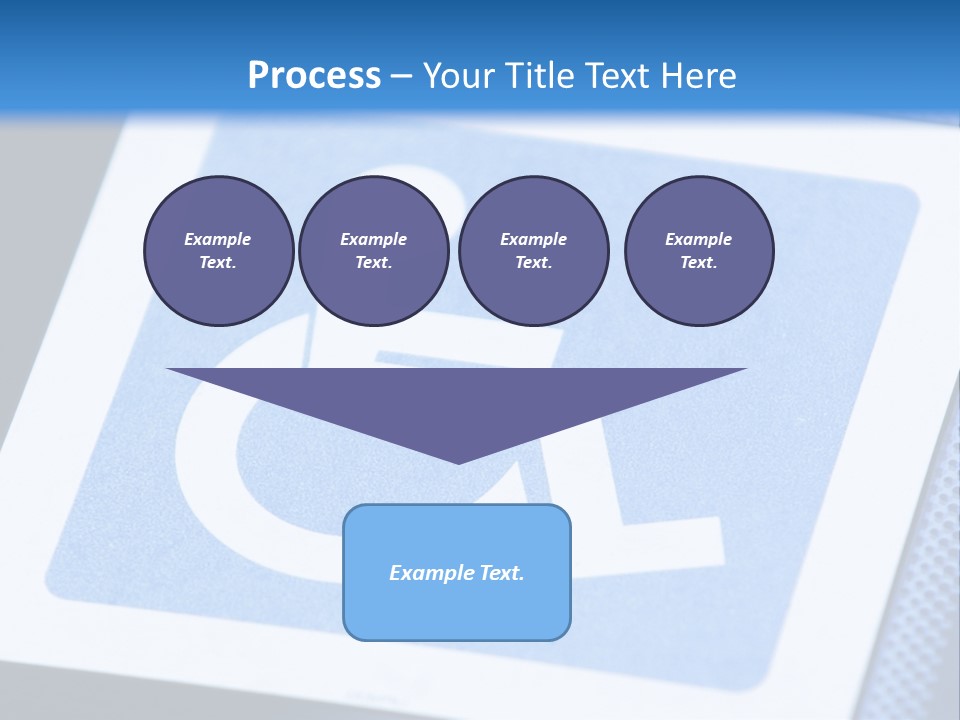 Silhouette Person Handicapped PowerPoint Template