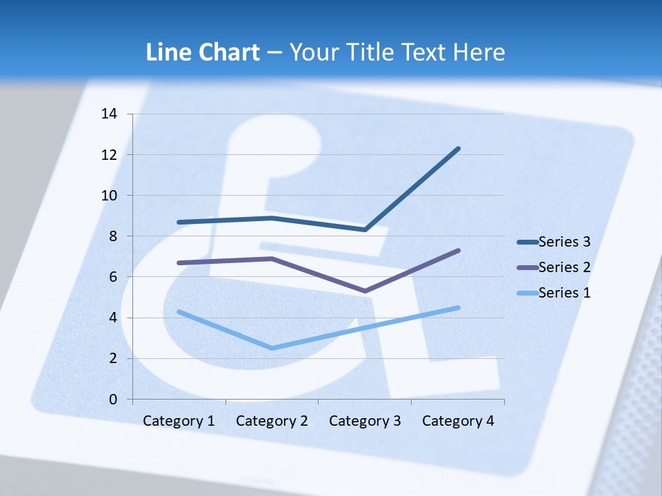 Silhouette Person Handicapped PowerPoint Template