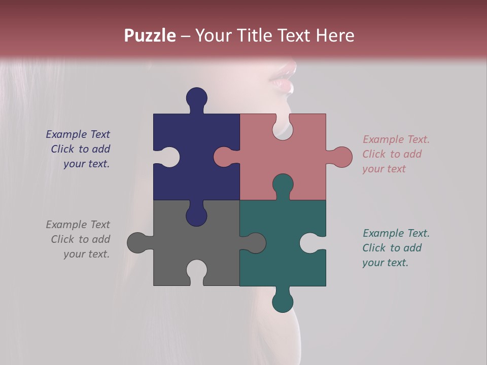Cosmetic Cut Clean PowerPoint Template