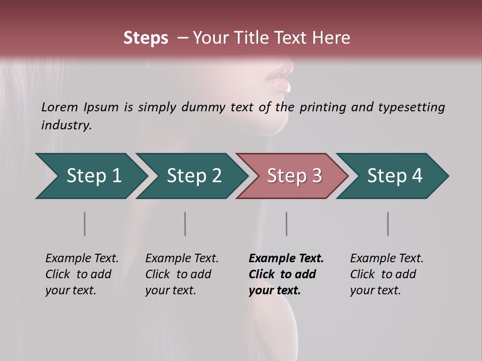Cosmetic Cut Clean PowerPoint Template